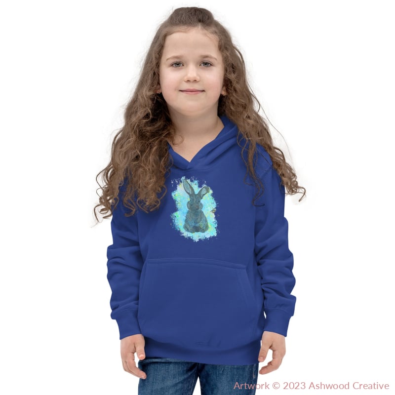 Blue Bunny Kids Hoodie