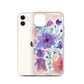 Watercolor Purple Flowers Case for iPhone®