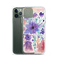 Watercolor Purple Flowers Case for iPhone®