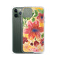 Watercolor Red Flowers Case for iPhone®