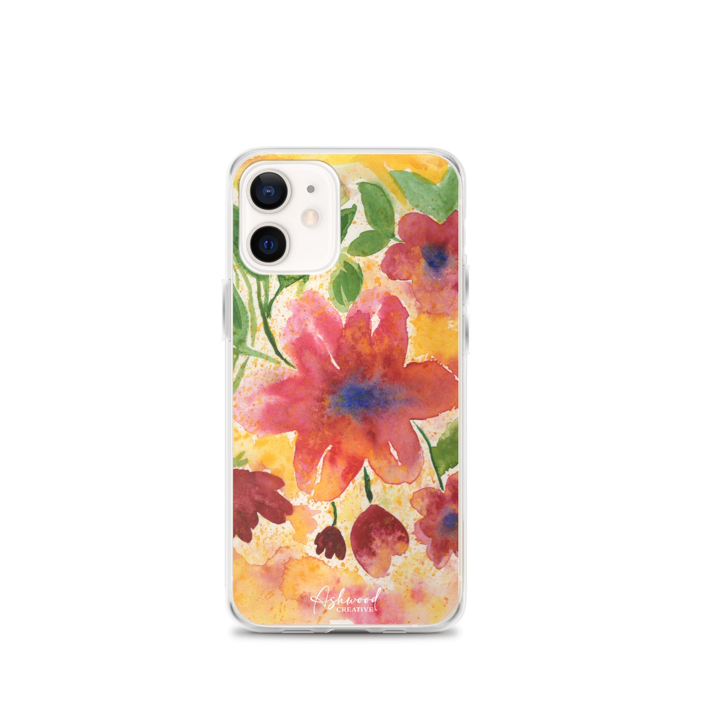 Watercolor Red Flowers Case for iPhone®