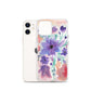 Watercolor Purple Flowers Case for iPhone®