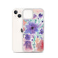 Watercolor Purple Flowers Case for iPhone®