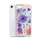 Watercolor Purple Flowers Case for iPhone®