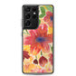 Watercolor Red Flowers Case for Samsung®