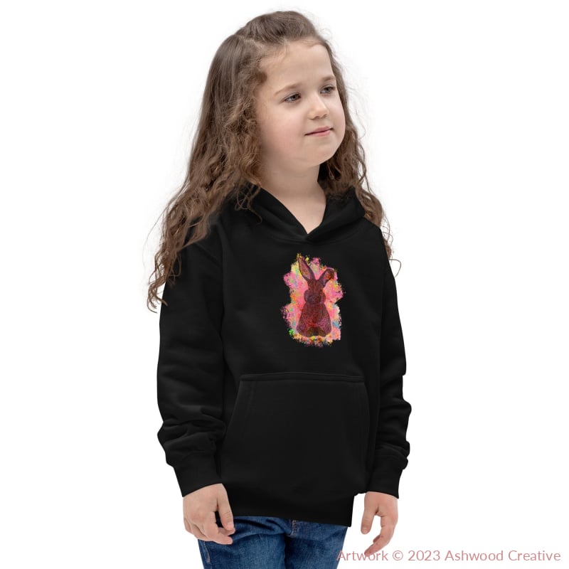 Red Bunny Kids Hoodie