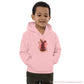 Red Bunny Kids Hoodie Baby Pink / Xs