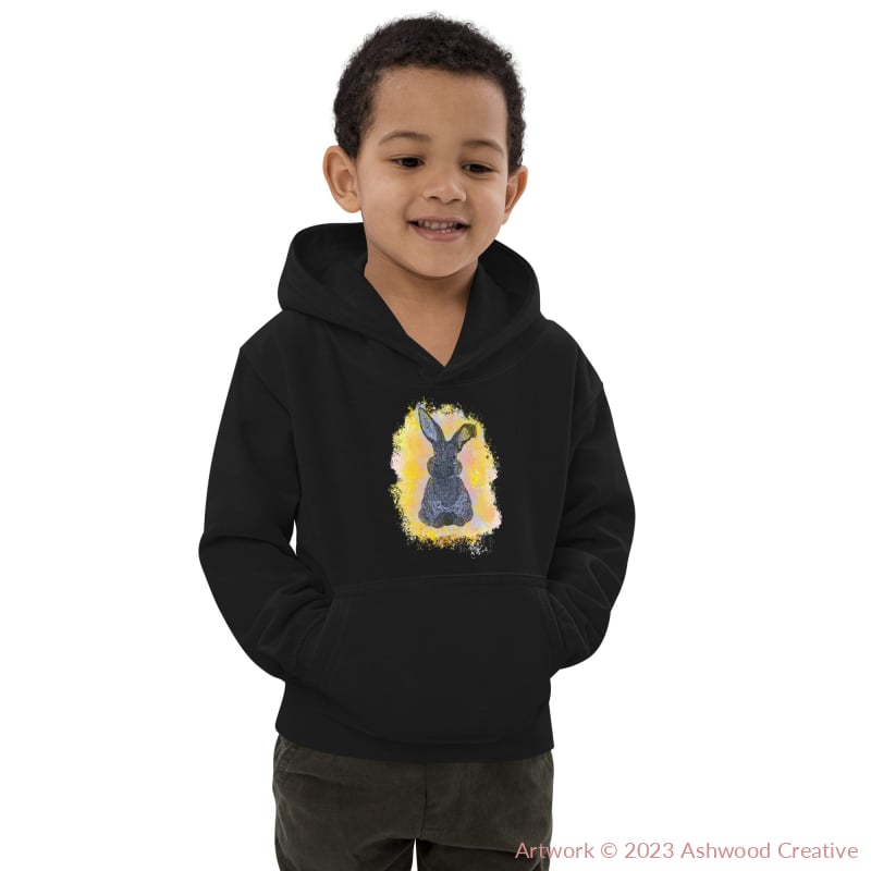 Yellow Bunny Kids Hoodie