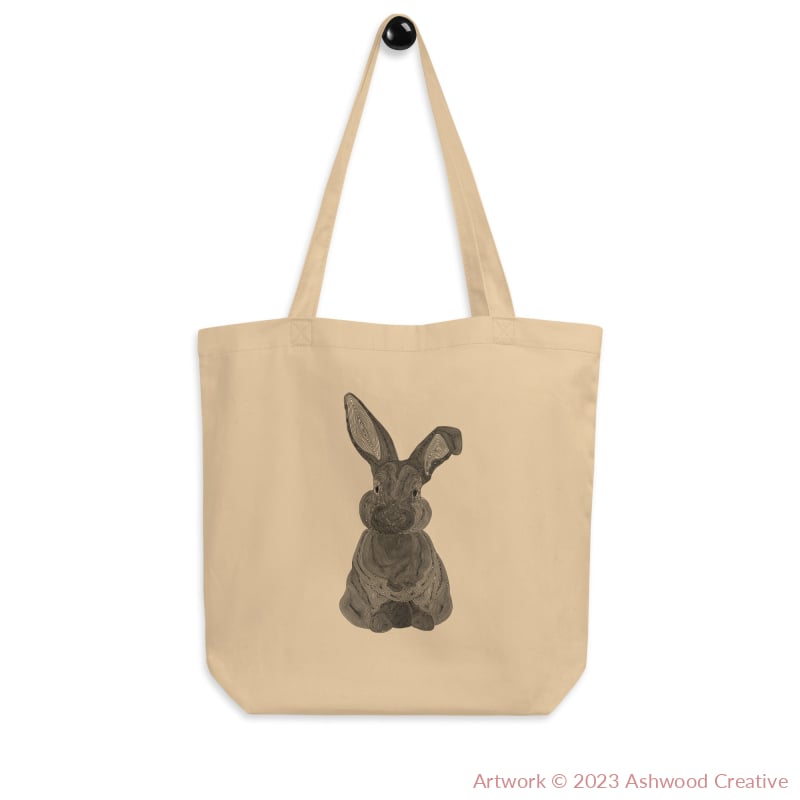 Black Bunny Eco Tote Bag