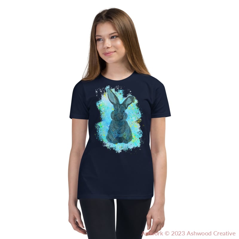 Blue Bunny Youth Short Sleeve T-Shirt Navy / S T-Shirt