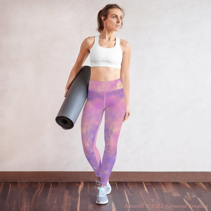 Purple Sky Yoga Leggings Xs