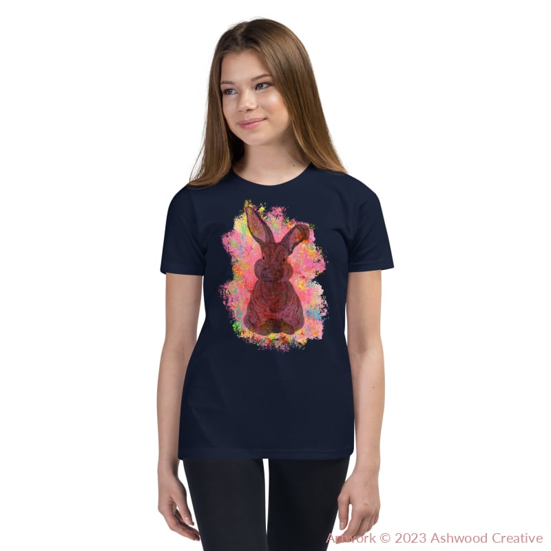 Red Bunny Youth Short Sleeve T-Shirt T-Shirt