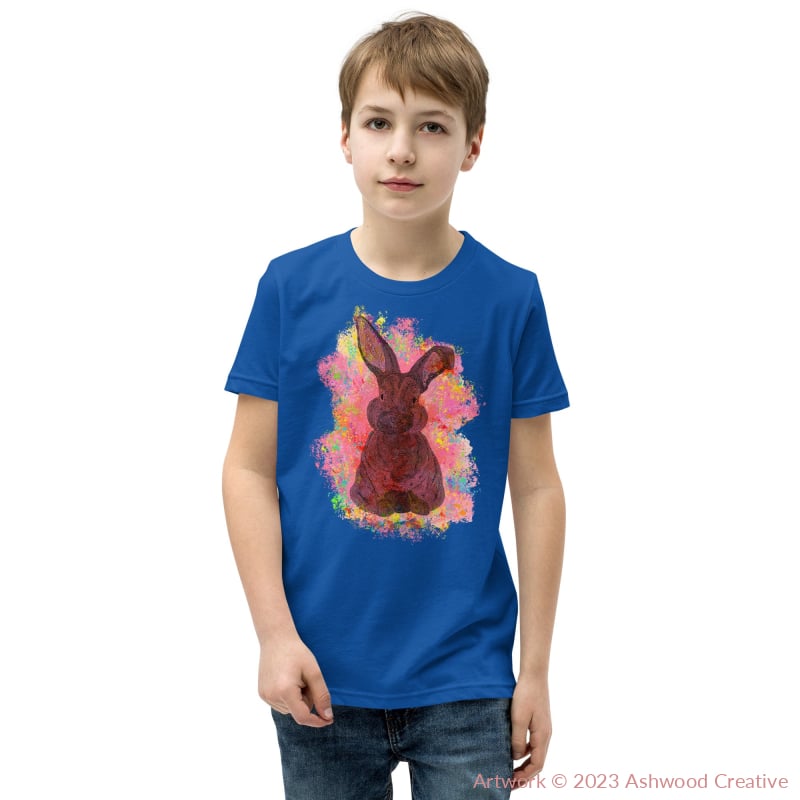 Red Bunny Youth Short Sleeve T-Shirt True Royal / S T-Shirt