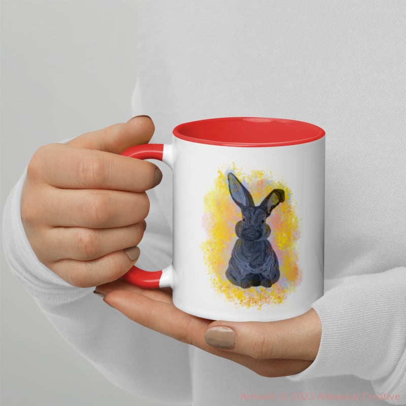 Yellow Bunny Mug - Ashwood Creative