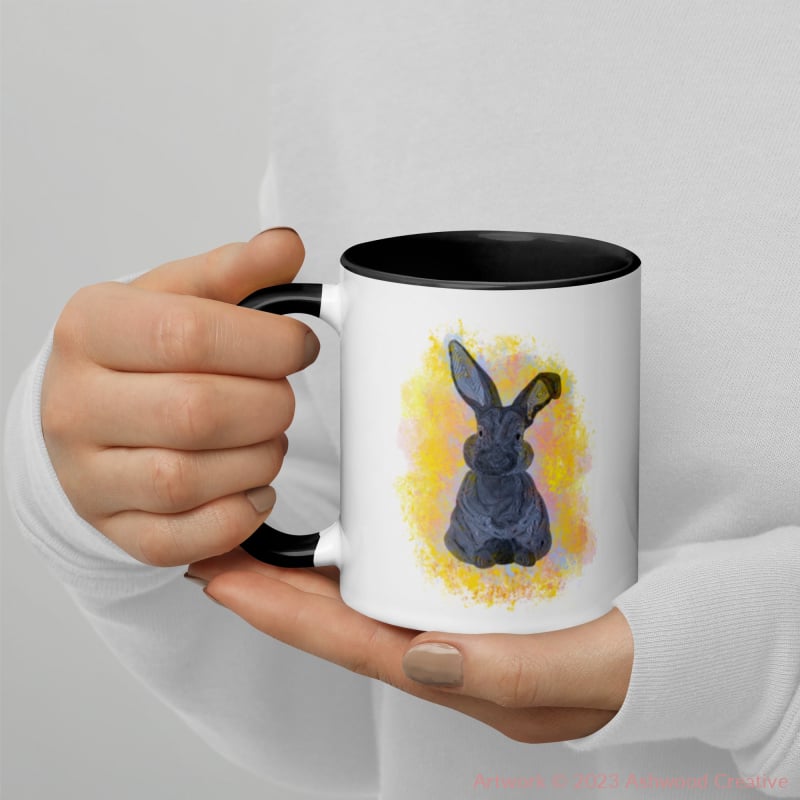 Yellow Bunny Mug - Ashwood Creative