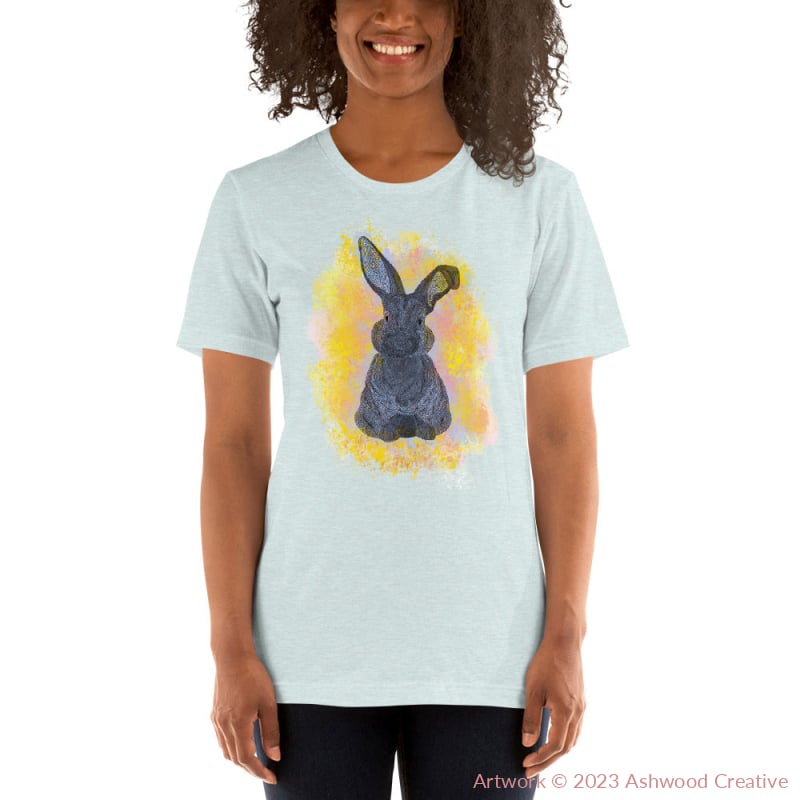 Yellow Bunny Unisex t-shirt - Ashwood Creative