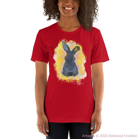 Yellow Bunny Unisex t-shirt - Ashwood Creative