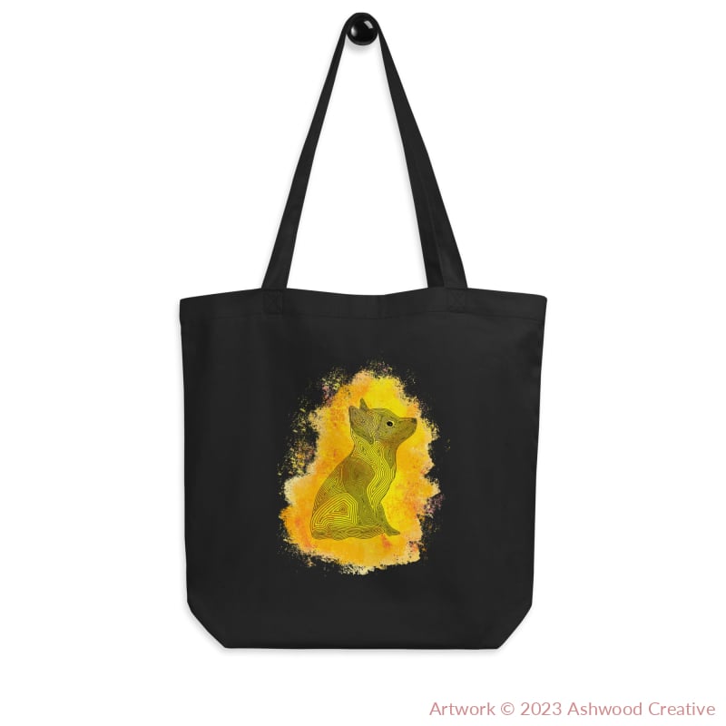 Yellow Fox Eco Tote Bag