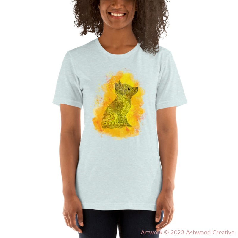 Yellow Fox Unisex t-shirt - Ashwood Creative