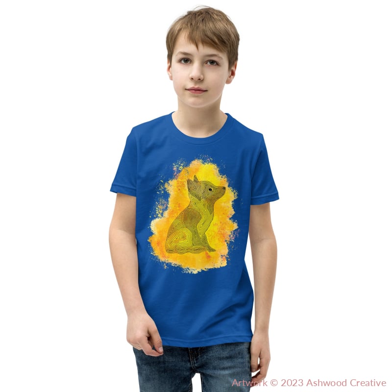 Yellow Fox Youth Short Sleeve T-Shirt True Royal / S T-Shirt